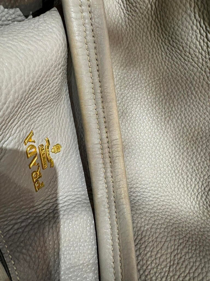 Prada Vitello Daino Side Pocket Hobo