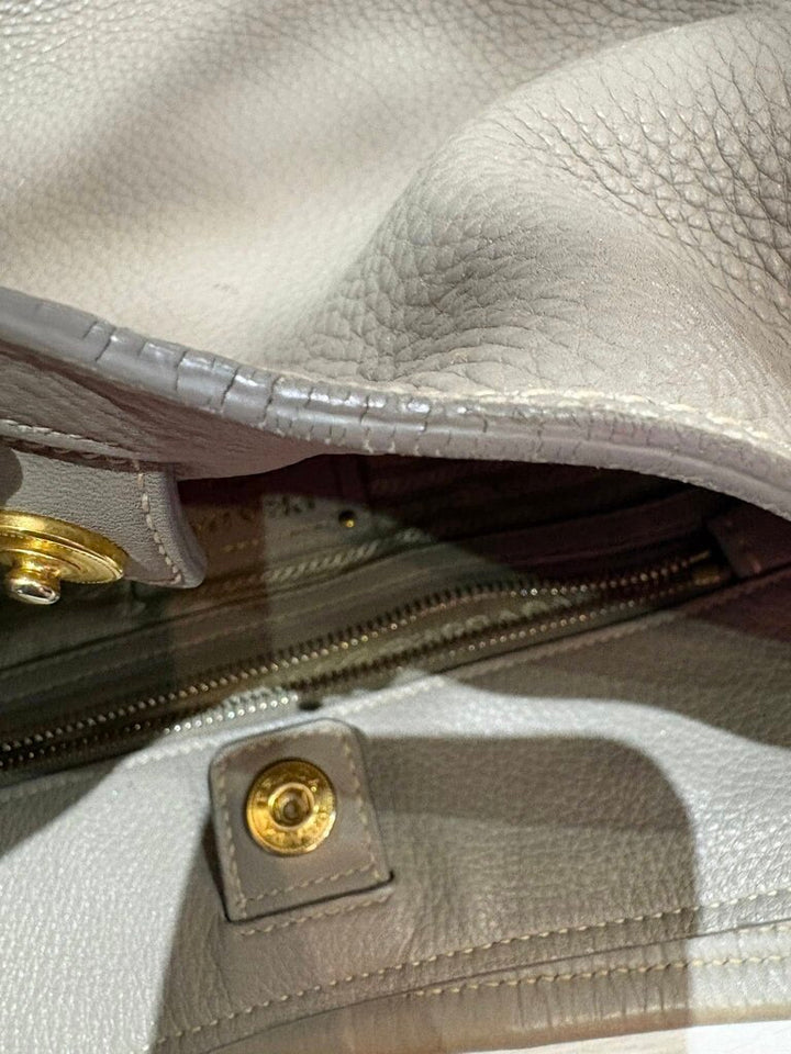 Prada Vitello Daino Side Pocket Hobo