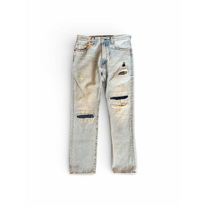 Levi's 551Z Straight Leg Jeans Phantom Dx Destructed Hemp Jeans - Size 30