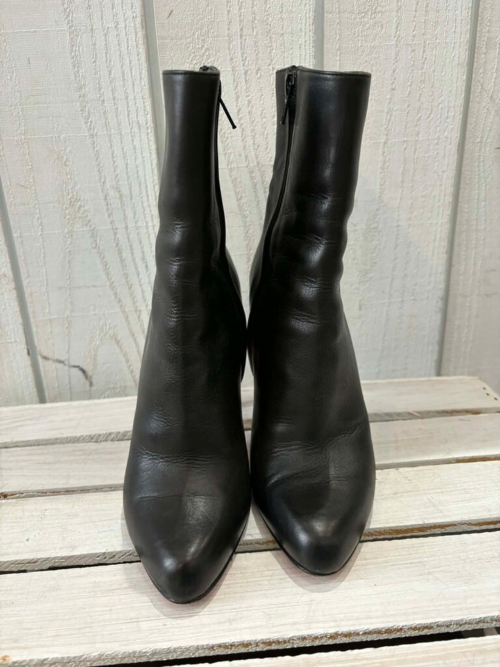 Christian Louboutin Leather Carezza Paris 100 Boots - Size 37.5