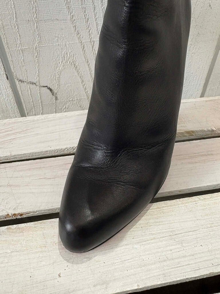 Christian Louboutin Leather Carezza Paris 100 Boots - Size 37.5