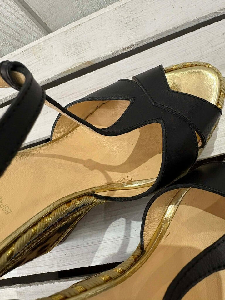 Christian Louboutin Marina Leige 140 Espadrilles - Size 37.5