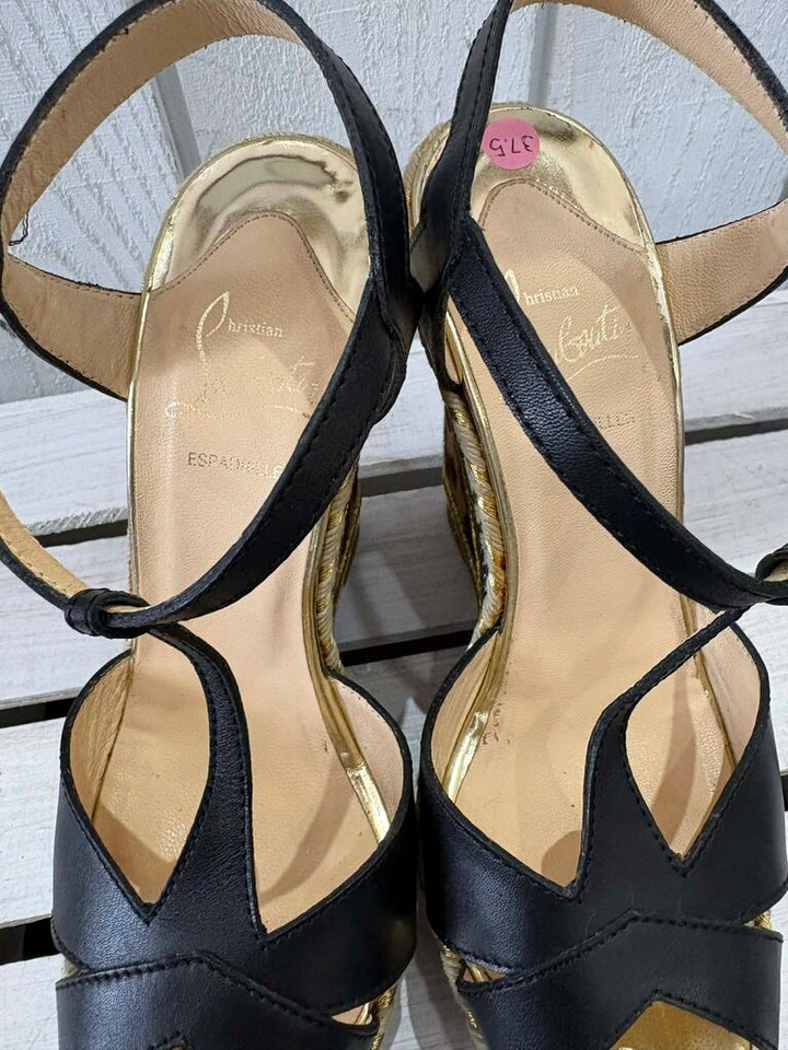 Christian Louboutin Marina Leige 140 Espadrilles - Size 37.5