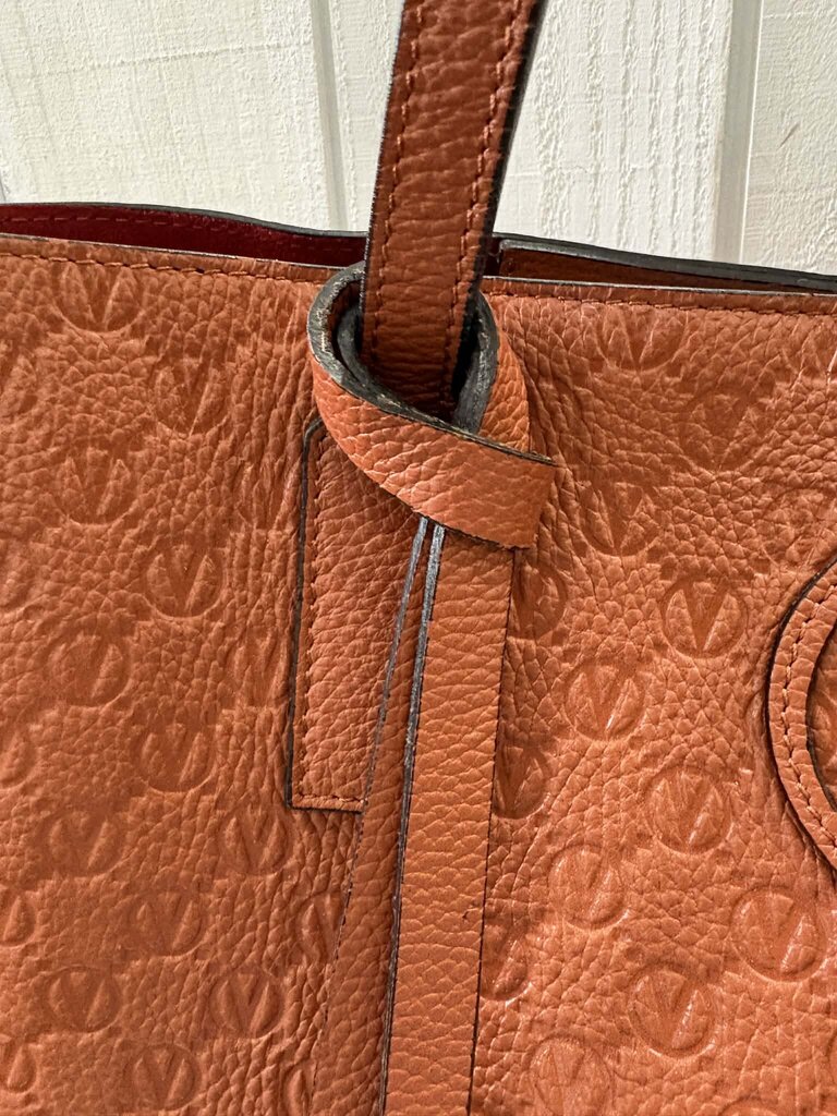 Valentino Soho Medallion Leather Tote