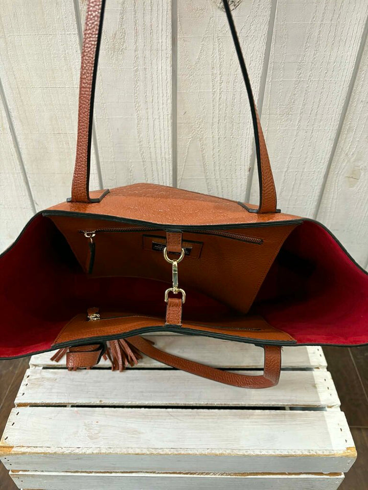 Valentino Soho Medallion Leather Tote