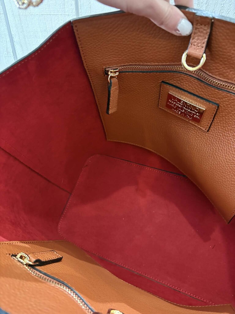 Valentino Soho Medallion Leather Tote