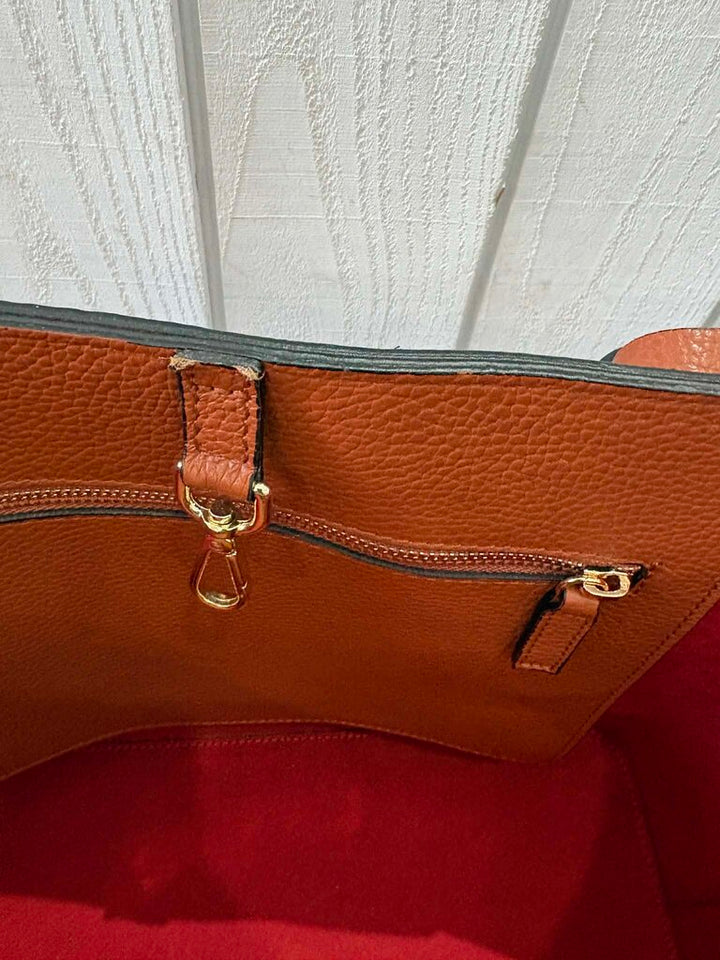 Valentino Soho Medallion Leather Tote