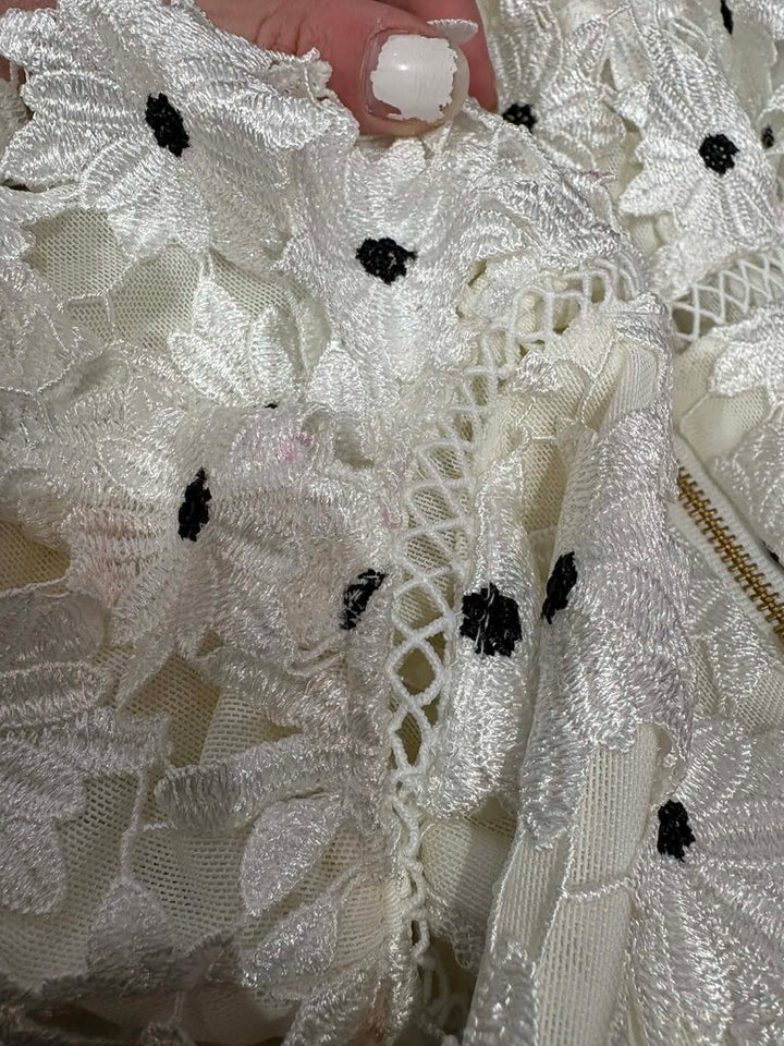 Self Portrait NWT Daisy Lace Azaelea Mini Dress - Size 2 (Retails for $439)