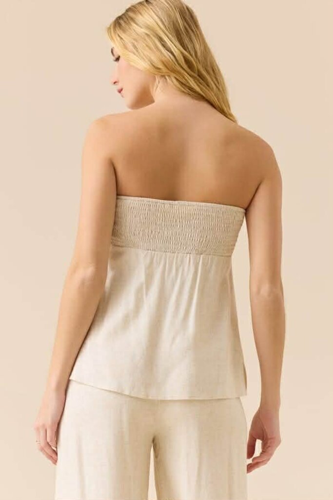 Altar'd State NWT Natalie Linen Tube Top - Size XL