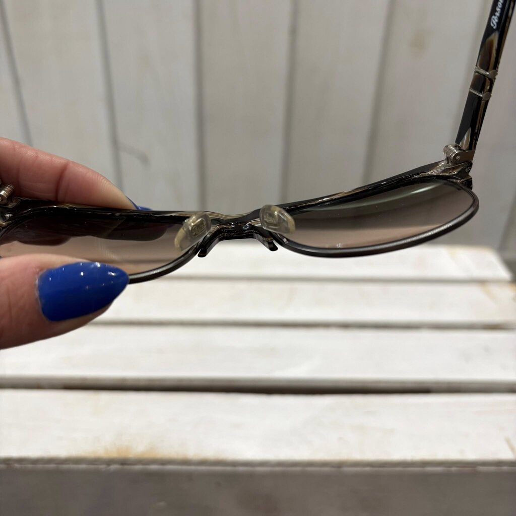 Persol 3034-S 399/87 Square Navigator Sunglasses (W/ Case)