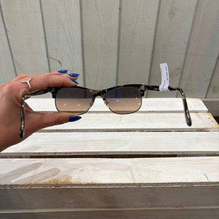 Persol 3034-S 399/87 Square Navigator Sunglasses (W/ Case)