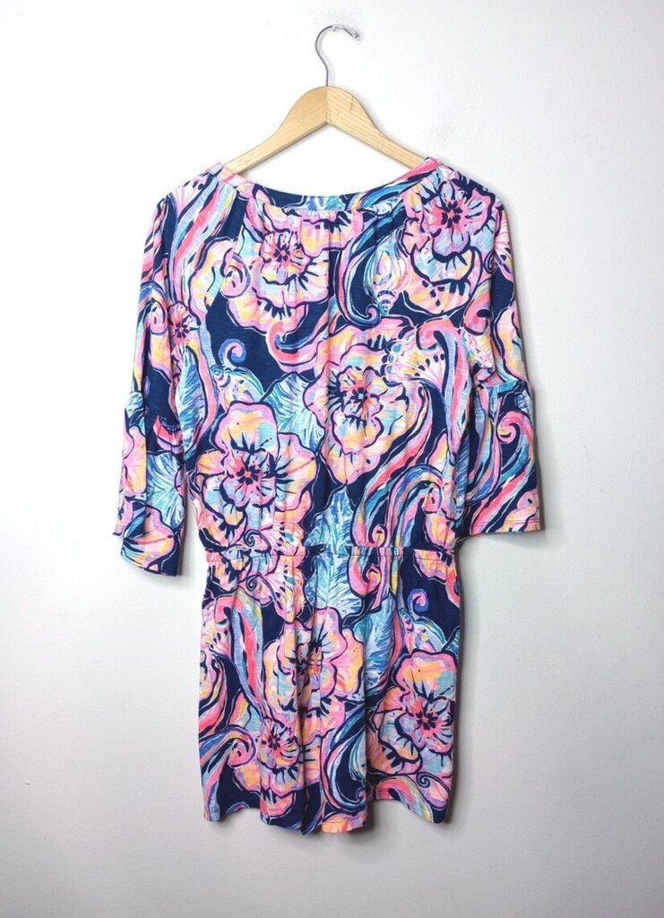 Lilly Pulitzer Del Lago Romper In Nauti Navy Boho Bateau - Size Medium