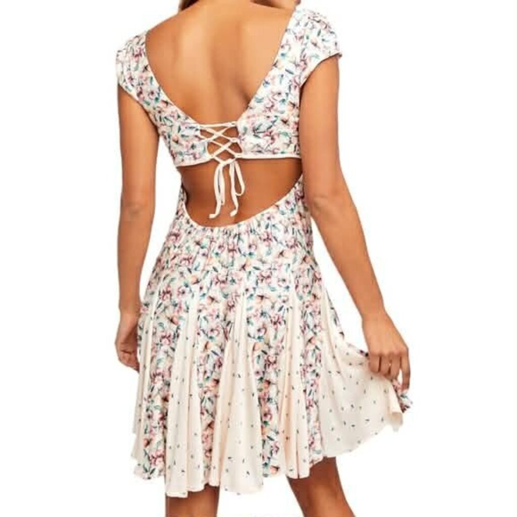 Free People NWT Ponderosa Open Back Mini Dress - Size XL