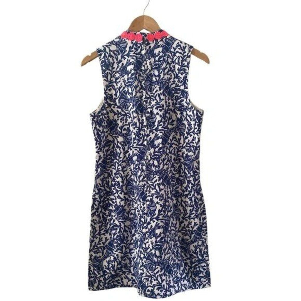 Lilly Pulitzer Navy Jonna Shift Romper- Size 6
