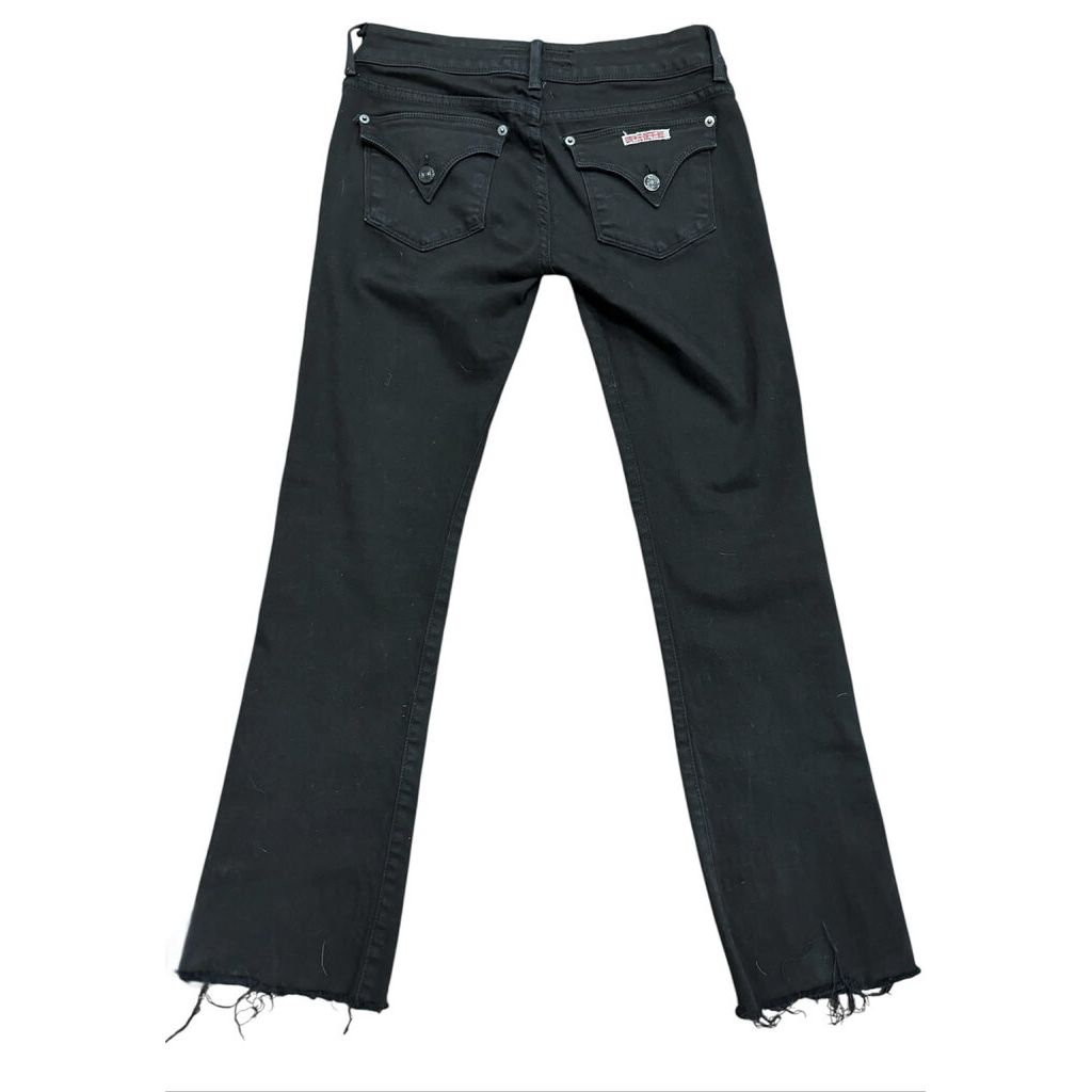 Hudson Mid-Rise Jeans In Black - Size 26