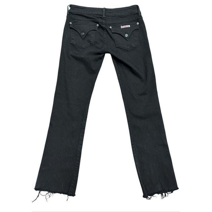 Hudson Mid-Rise Jeans In Black - Size 26