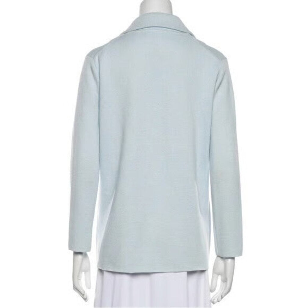 Magaschoni Wool Blend Open Front Cardigan - Size Medium