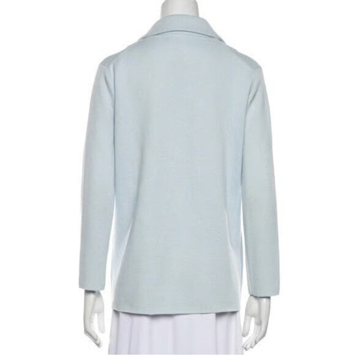 Magaschoni Wool Blend Open Front Cardigan - Size Medium