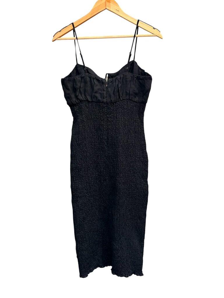 J Crew Smocked Tie Front Dress - Size 6