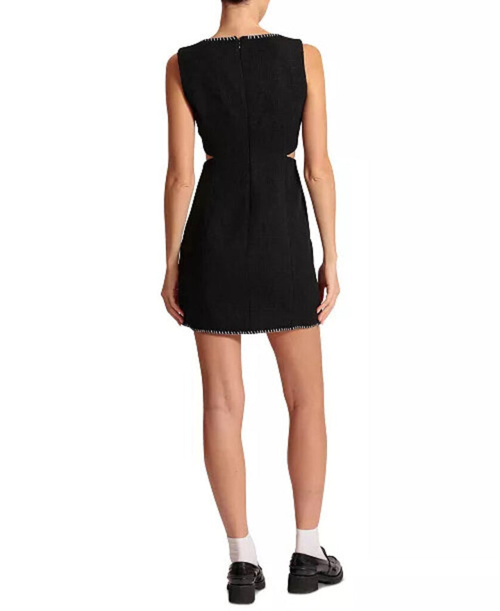 7 For All Mankind Tweed Square-Neck Sleeveless Sheath Dress - Size Small