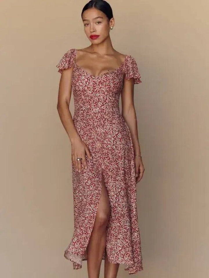 Reformation Baxley Dress NWT in La Vie En Rose - Size 2 (retails $228)