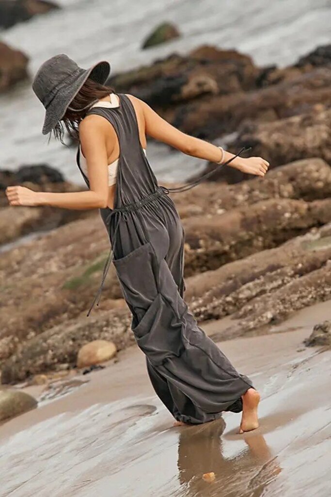 Free People NWT Infinity Onesie in Black - Size Small (Retails for $108)