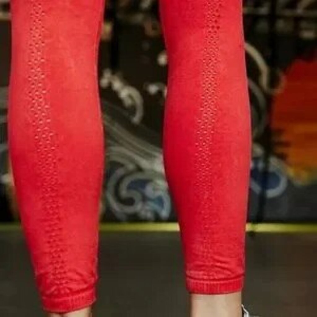 Free People Good Karma 7/8 Leggings in Red Apple - Size XS/S (Retails for $78)
