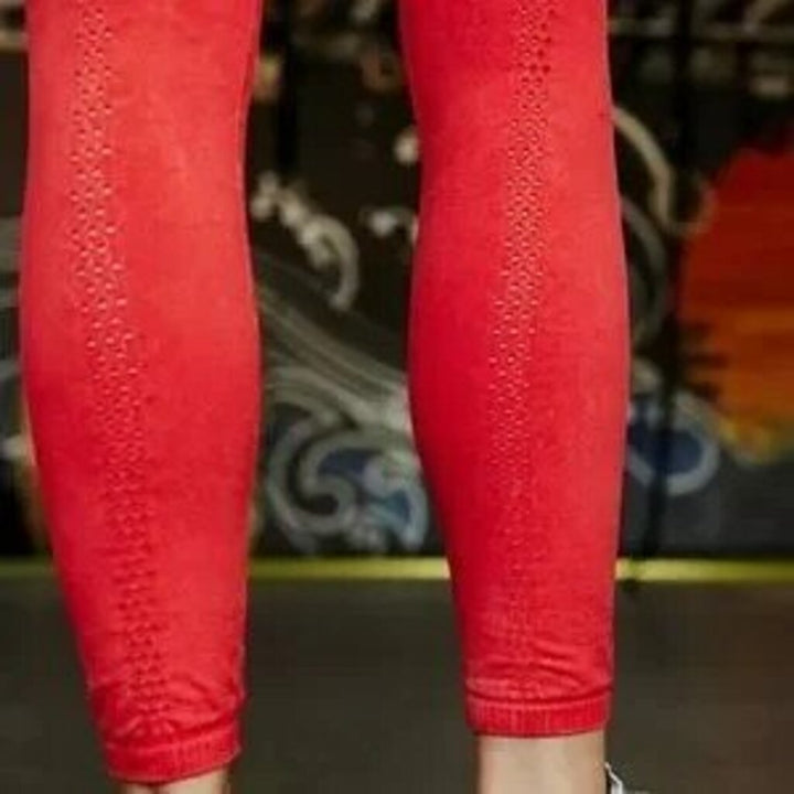 Free People Good Karma 7/8 Leggings in Red Apple - Size XS/S (Retails for $78)