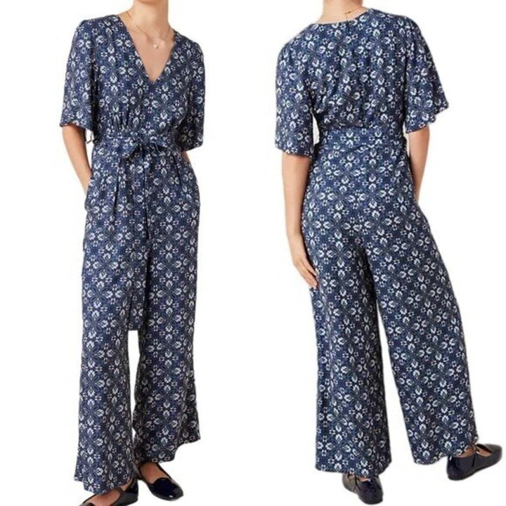 Laia Floral Norma Wide Leg Jumpsuit - Size XS