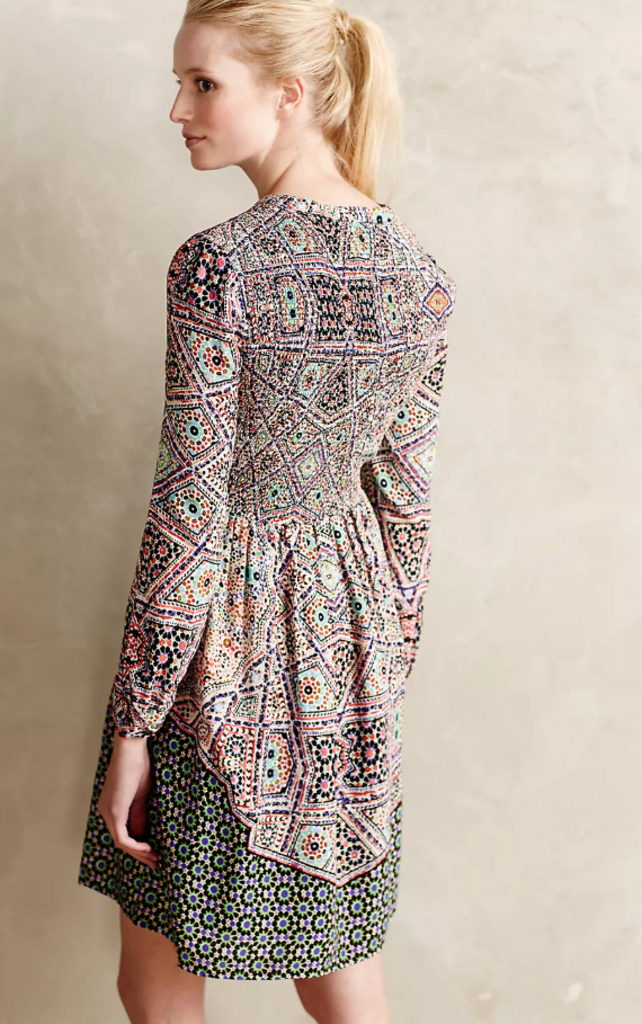 Maeve Tiled Amethyst Dress - Size XS