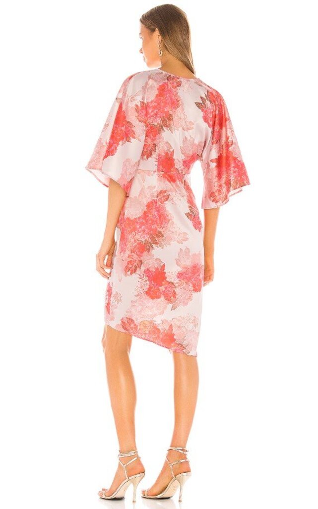 Michael Costello X Revolve NWT Fatima Midi Dress in Rose Floral - Size XS