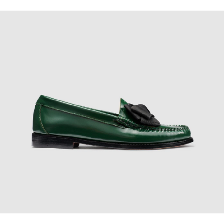 G.H. Bass Co. Lillian Bow Weejuns Loafer Shoes in Green Lyst - Size 6