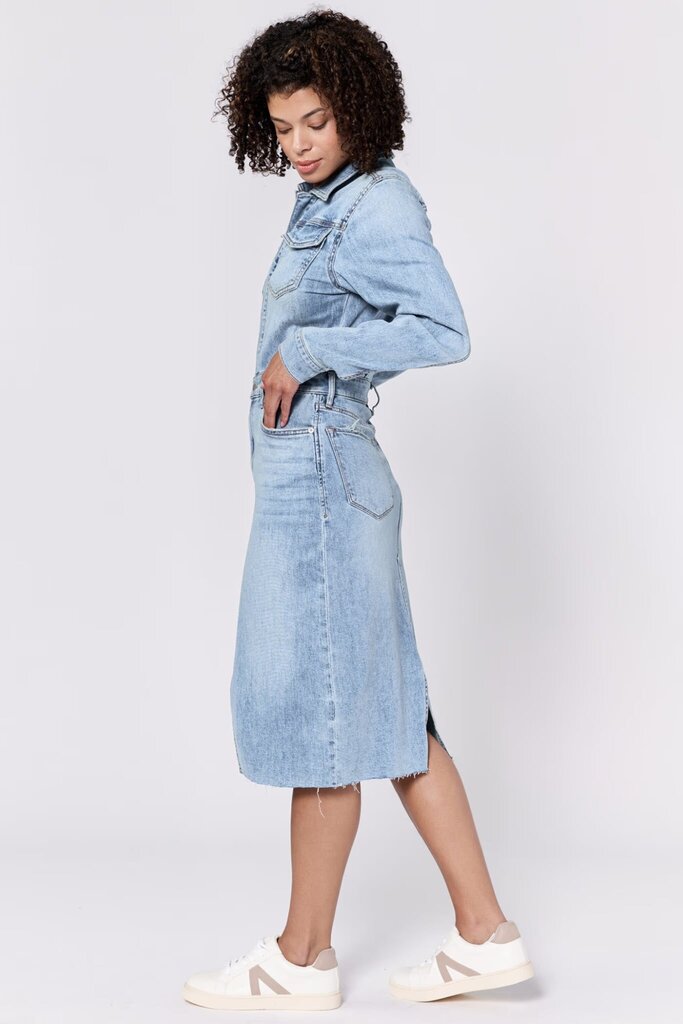 Dear John Lulu Denim Dress - Size XS/S(Retails $119)