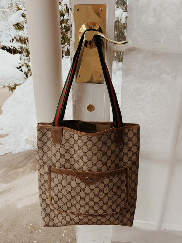 Gucci GG Supreme Sherry Line Tote