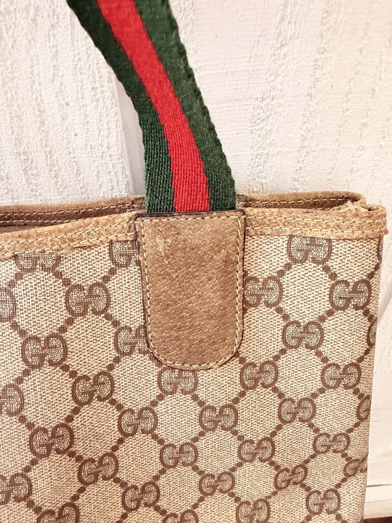 Gucci GG Supreme Sherry Line Tote