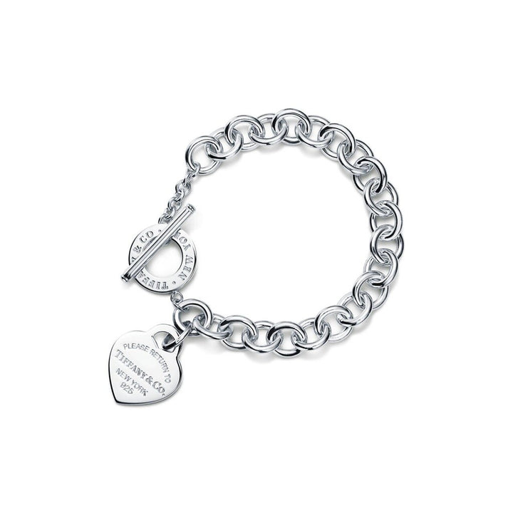 Tiffany & Co. Heart Tag Toggle Charm Bracelet