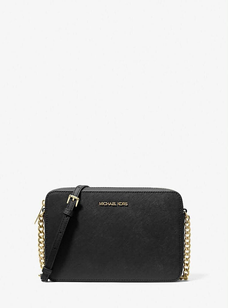 Michael Kors Jet Set Saffiano Leather Crossbody Bag