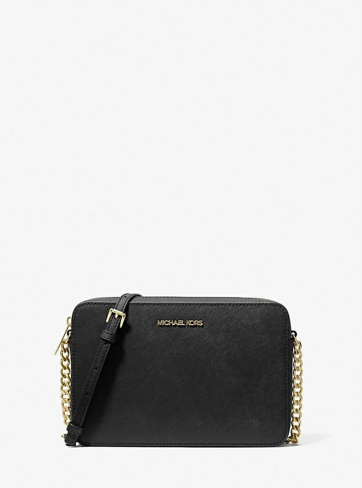 Michael Kors Jet Set Saffiano Leather Crossbody Bag