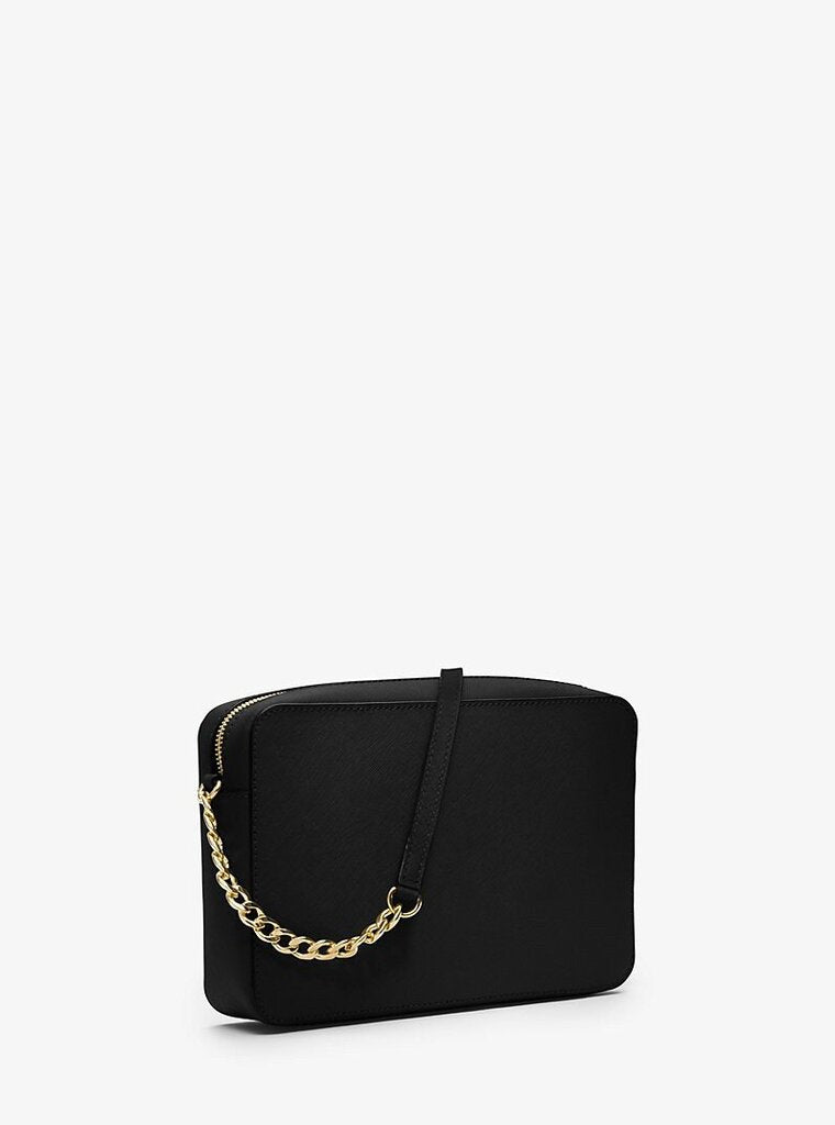 Michael Kors Jet Set Saffiano Leather Crossbody Bag