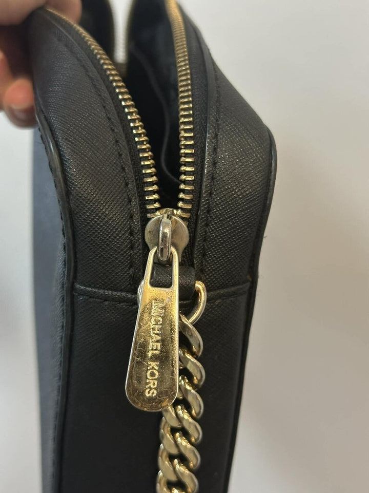 Michael Kors Jet Set Saffiano Leather Crossbody Bag