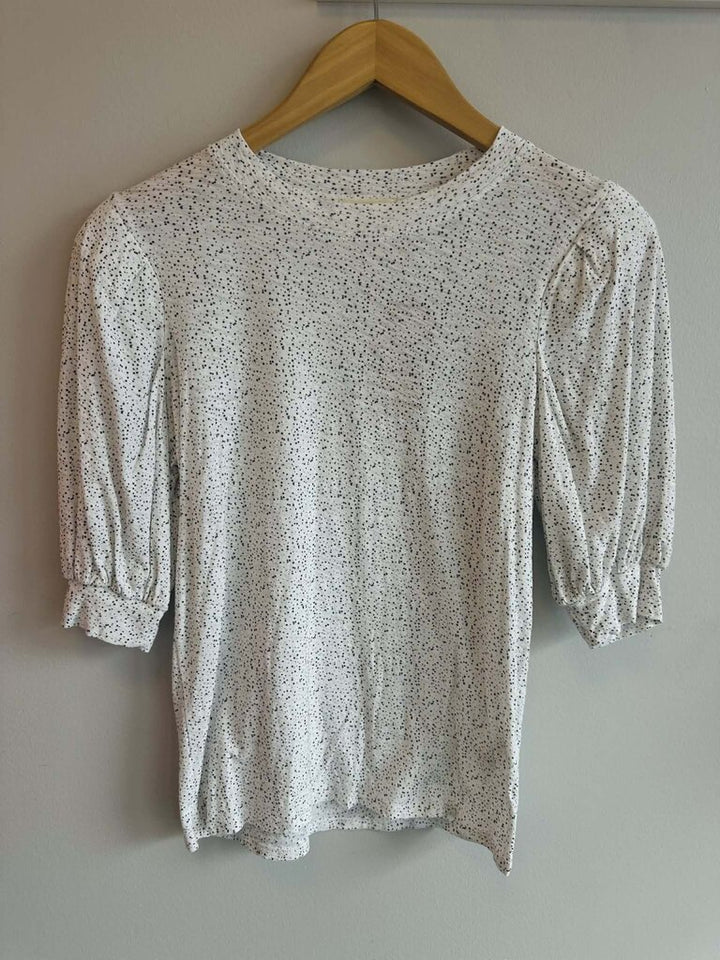 Nation LTD Rimma Dotty Printed Puff Sleeve Top - Size XS