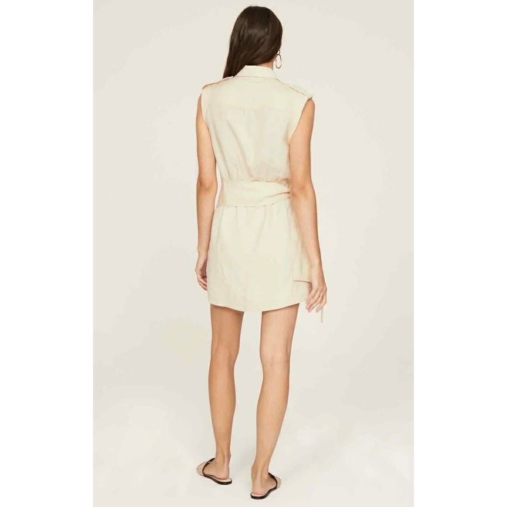Derek Lam 10 Crosby Giselle Mini Tie Front Cargo Dress - Size 12(Retails for $255)
