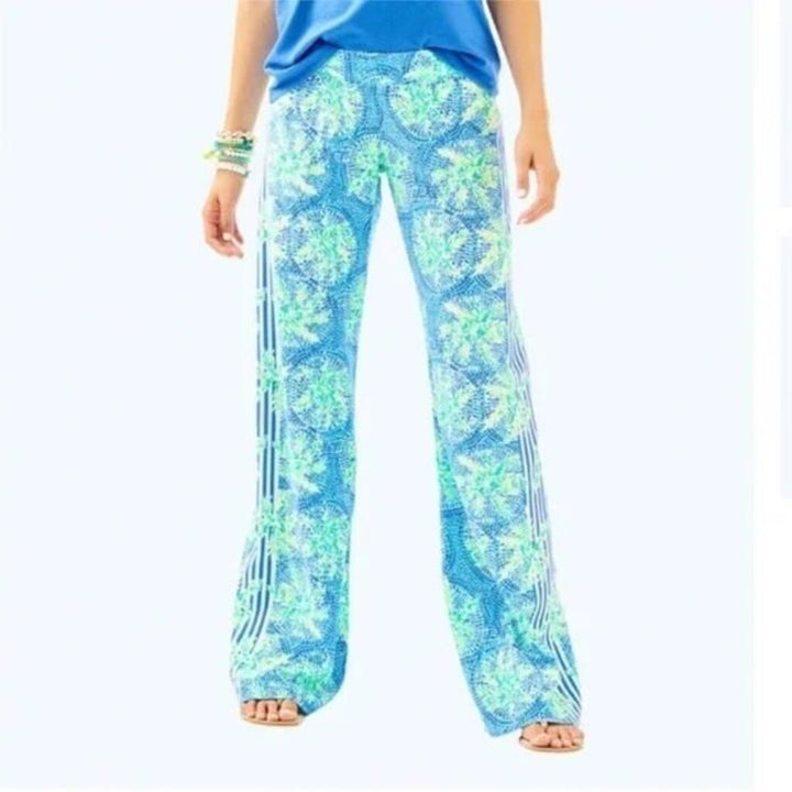 Lilly Pulitzer NWT Bal Harbour Palazzo Pants in Bennet Blue - Size XS