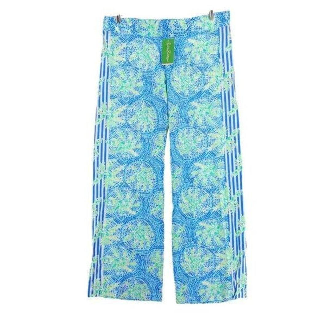 Lilly Pulitzer NWT Bal Harbour Palazzo Pants in Bennet Blue - Size XS