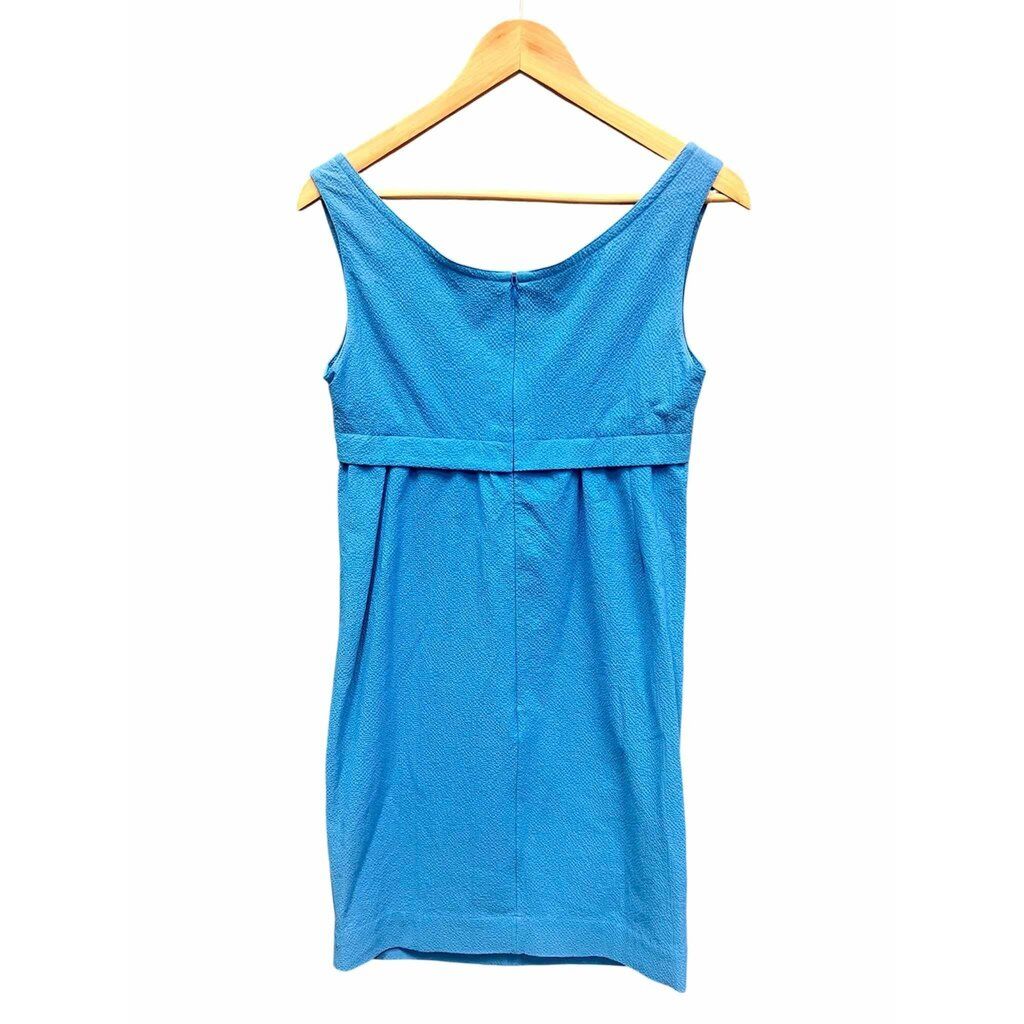 Carven NWT Robe Seersucker Dress In Turquoise - Size 38