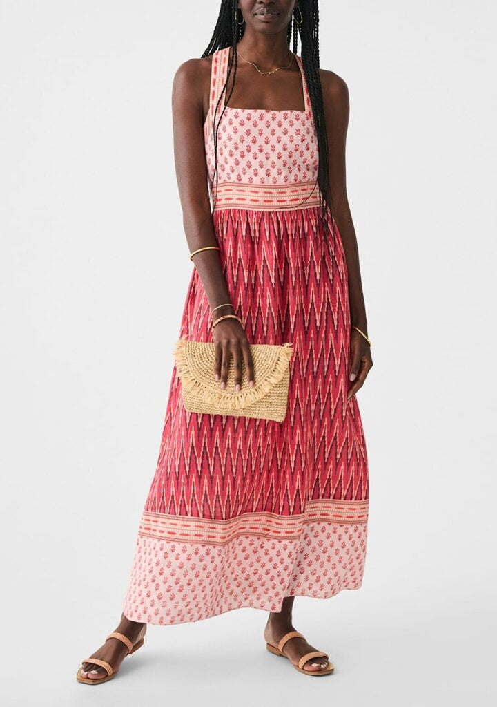 Faherty NWT Gracie Dress in Pink Gobi Floral - Size Small (Retails for $298)