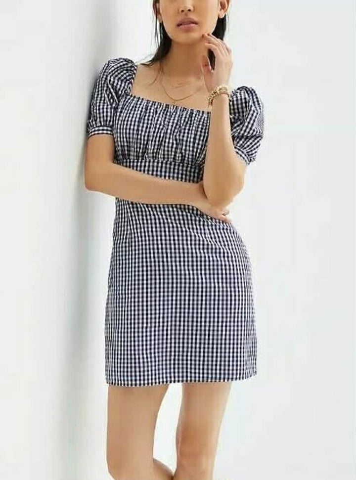 Anthropologie NWT Forever That Girl Gathered Puff Sleeve Dress - Size XS