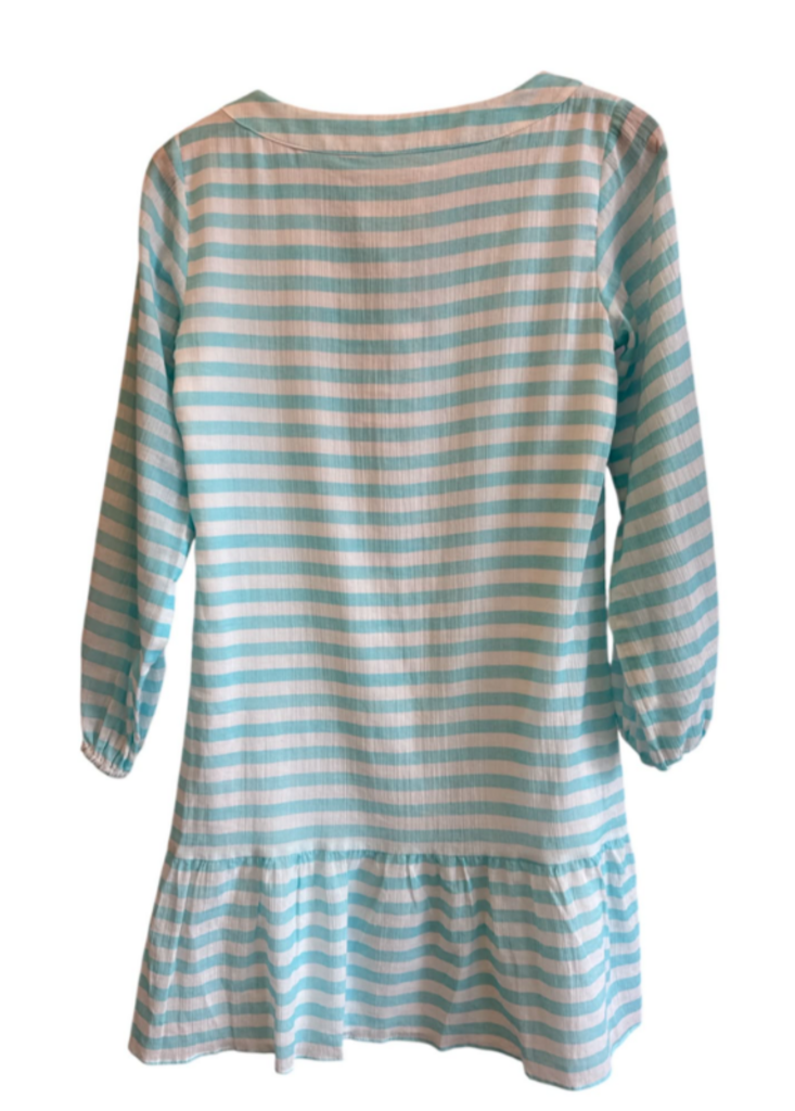 Sail To Sable Tunic Striped Dress - Size XXS