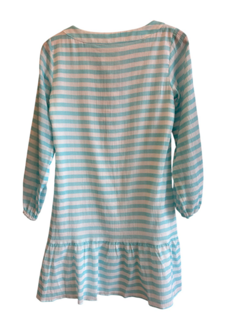 Sail To Sable Tunic Striped Dress - Size XXS