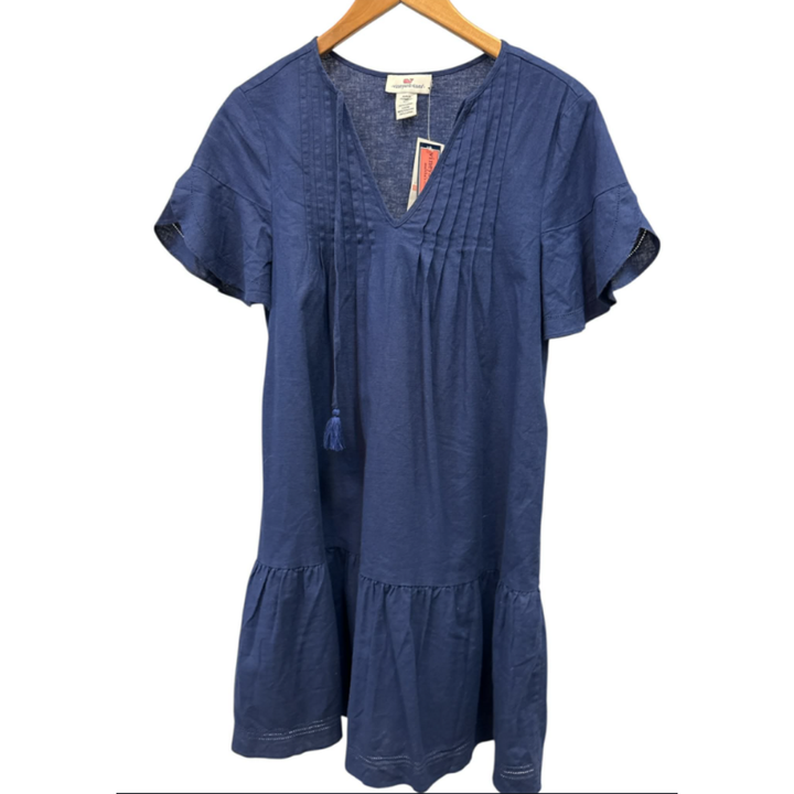 Vineyard Vines Pintucked Flutter Sleeve Dress NWT - Size 2